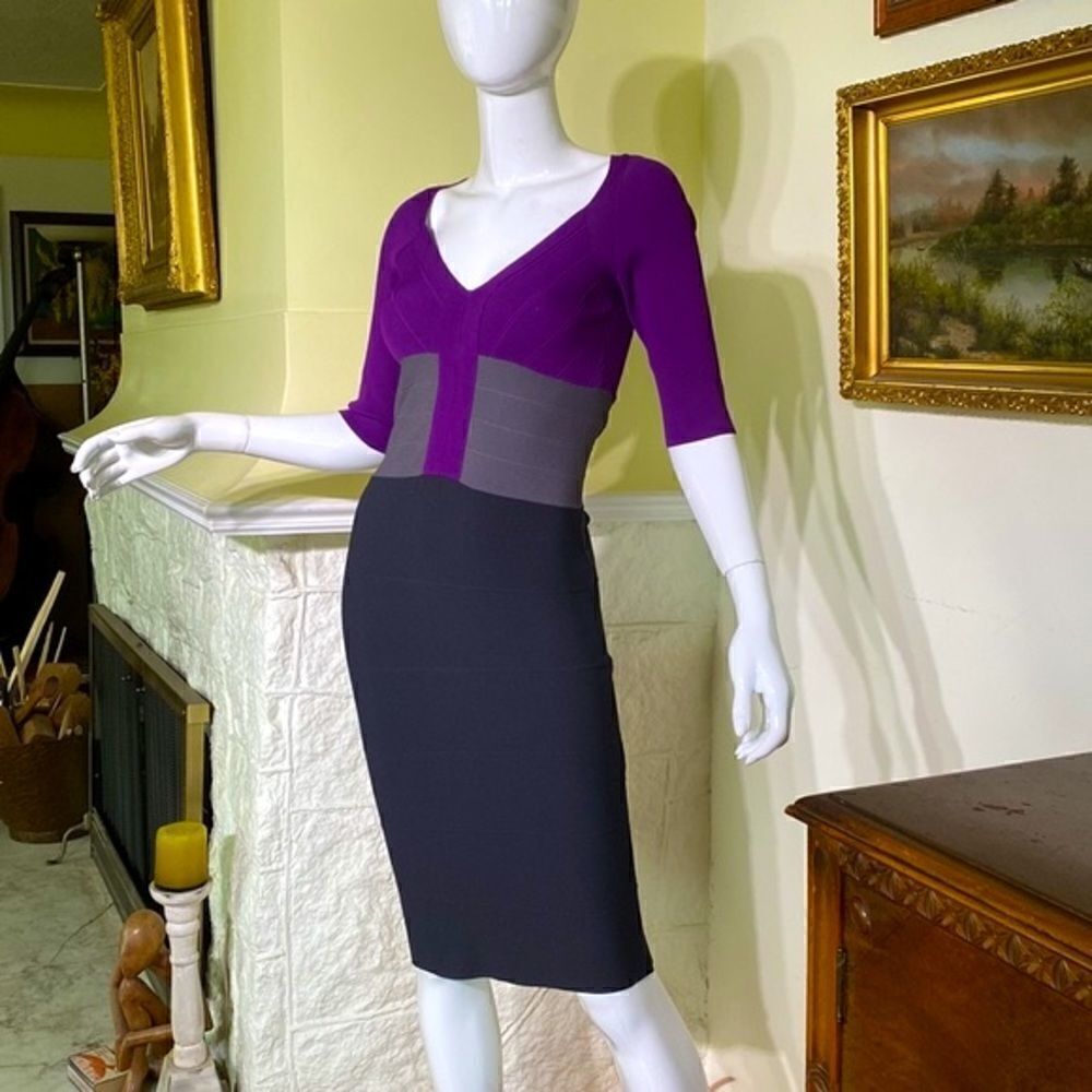 Sandra Angelozzi Bandage Body Contouring Dress - Picture 2 of 16